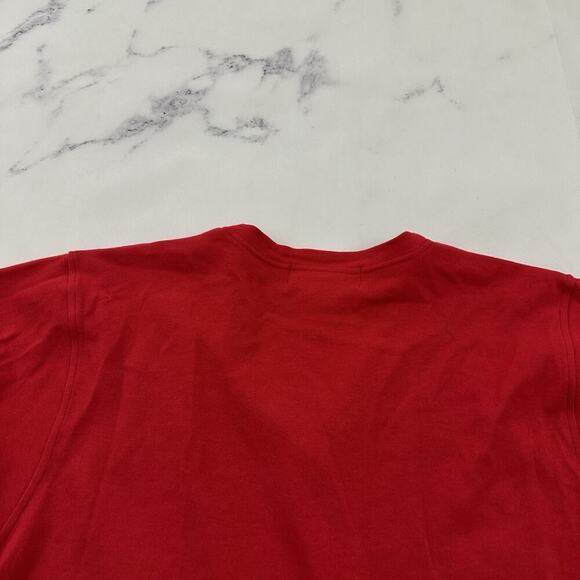 Victoria Harbour Womens Vintage 90s Cat Shirt Size L Red Embroidered Beaded - Picture 8 of 11